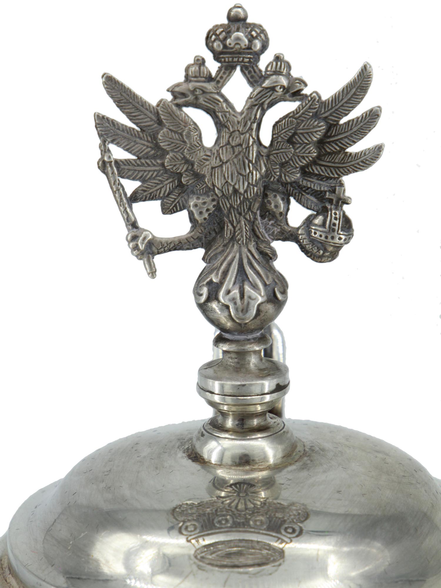 RUSSIAN SILVER TANKARD IMPERIAL WARRANT SAINTS PIC-6